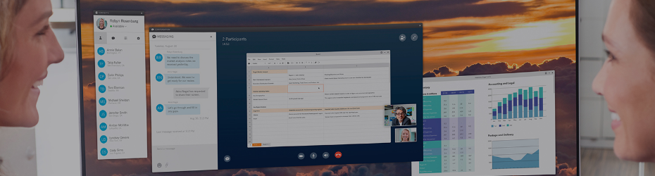 Travailler mobile, c’est aussi rester facilement en contact avec des collègues Travailler mobile, c’est aussi rester facilement en contact avec des collègues
